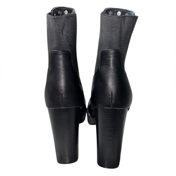 Steve Madden Black Studded Ankle Boots - Picture 3 of 5